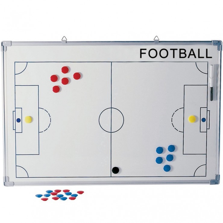 Tableau de Coach magnétique et effaçable Football