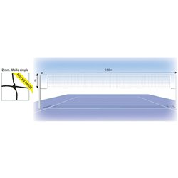 FILET VOLLEY POLYETHYLENE CABLE
