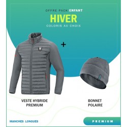 PACK HIVER VESTE ENFANT PREMIUM ET BONNET POLAIRE