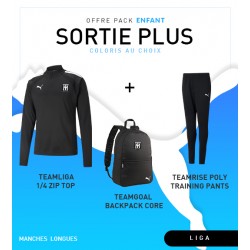 PACK SORTIE PLUS ENFANT PUMA LIGA 1/4 ZIP