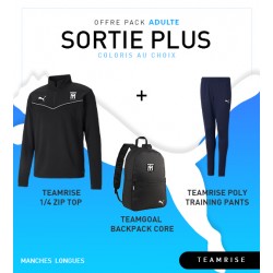 PACK SORTIE PLUS ADULTE PUMA TEAMRISE 1/4 ZIP