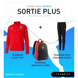 PACK SORTIE PLUS ENFANT PUMA TEAMRISE 1/4 ZIP